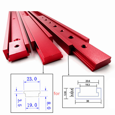 Aluminium Alloy M6 M8 T-Track Sliding Nut T Slot Nut T Track Slot Sliding Slab Slide Block for T-slot T-track Woodworking Tools ► Photo 1/6