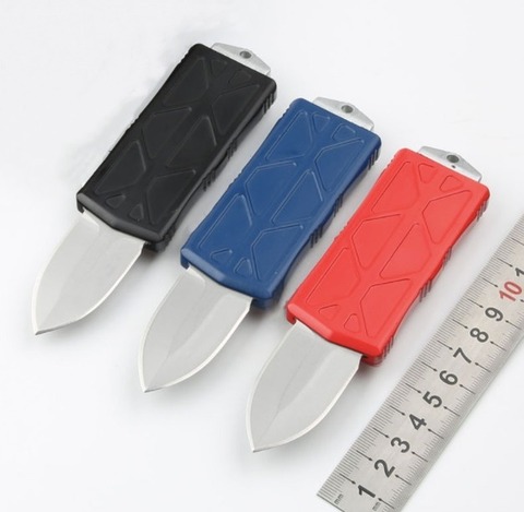 Mini Knife Exocet Flying Fish Belt Clip Keychain Double Action Tactical Pocket Knife Folding EDC Camping Hunting knives Tools ► Photo 1/6