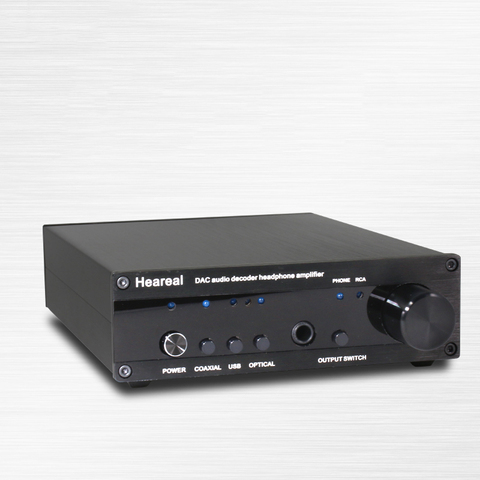 USB fiber coaxial audio decoder ES9018 Fever DAC decoding amp DSD full balance decoding switch 32bit 384K ► Photo 1/6