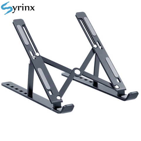 Laptop Stand Rack X Style Adjustable Foldable Aluminum Alloy Desk For 7-15 Inch Macbook Pro Air Office Desktop Notebook Holder ► Photo 1/6