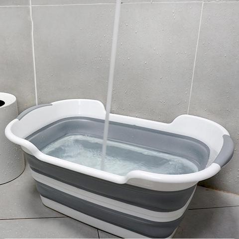 Multifuntional Children Wash Tub Foldable Clothes Basket Sundries Container Pet Bathtub ► Photo 1/6