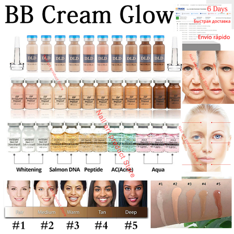 12pcs 5ml Whitening Serum BB Cream Glow Meso Brightening Serum BB Cream foundation Beauty Salon Cosmetic makeup liquid foundatio ► Photo 1/6