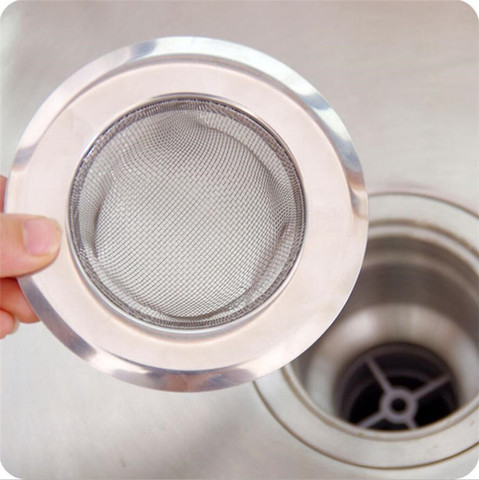 Leak Net Home Floor Drain Kitchen Sink Slag Stainless Steel Kitchen Sink Filter Bathroom Floor Drain Slag Cleaner Food Slag ► Photo 1/6