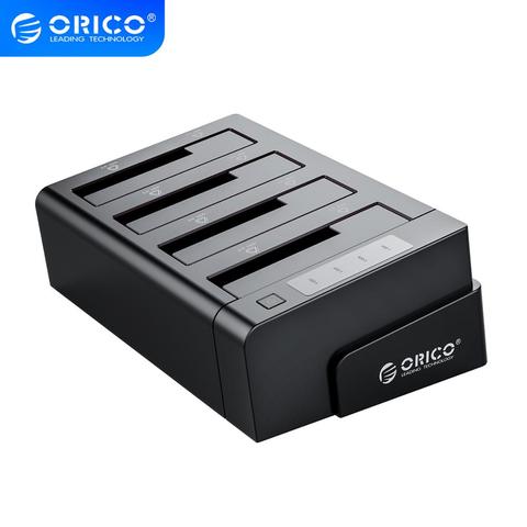 ORICO 2.5 3.5 Inch USB 3.0 to SATA Hard Drive Docking Station/Duplicator Support MAX 32TB with 12V6.5A Power Adapter ► Photo 1/6
