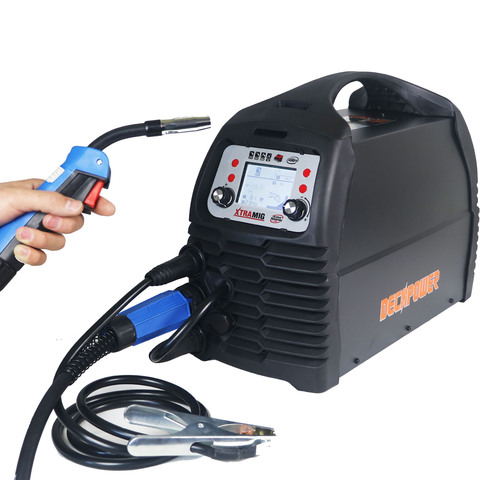 XTRAMIG 4 in 1 IGBT professional inverter 200 amp arc welder CO2 NO GAS mig mag mma tig aluminum welding machine of 220v ► Photo 1/6