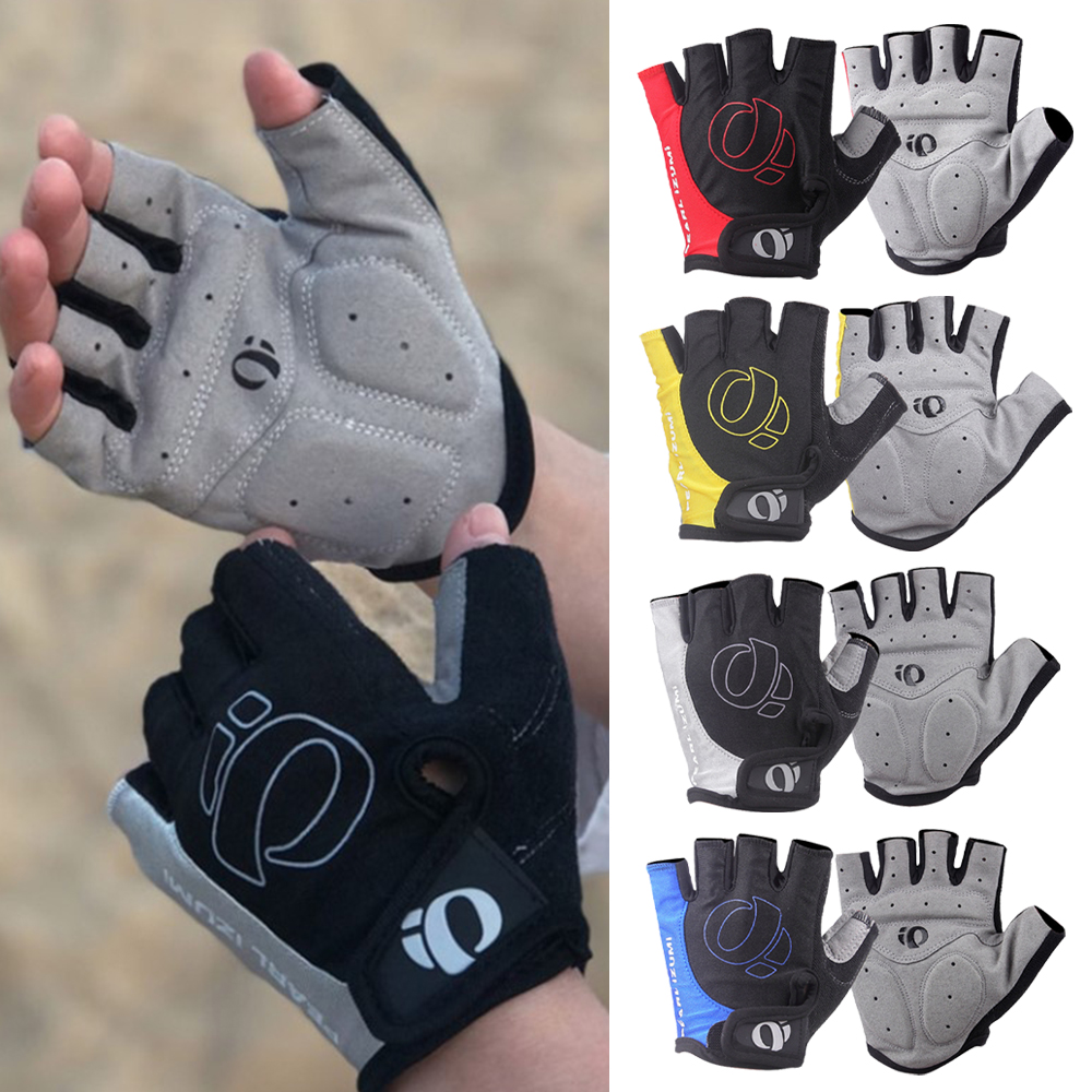 Antiskid Cycling Gloves Biking Half Finger Gloves Short Finger Sports Gloves 