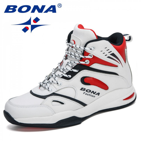 BONA 2022 New Arrival Basketball Shoes Men Cushioning Light Trendy Sneakers Man Zapatos Hombre Outdoor Sports Footwear Masculino ► Photo 1/6