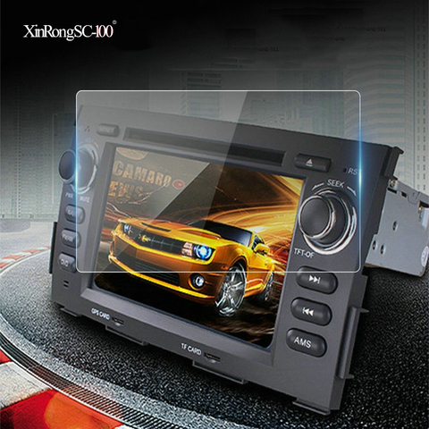 153*85MM 152*91MM Tempered Glass Screen Protector Film for Podofo 2 Din Car Multimedia Player Audio Stereo 2DIN Car Radio 7 inch ► Photo 1/6