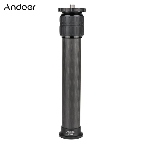 Andoer 22mm 25mm 28mm 32mm 2-Section Extension Tube Carbon Fiber Tripod Extender for Zhiyun FeiyuTech Hohem Handheld Gimbals ► Photo 1/6