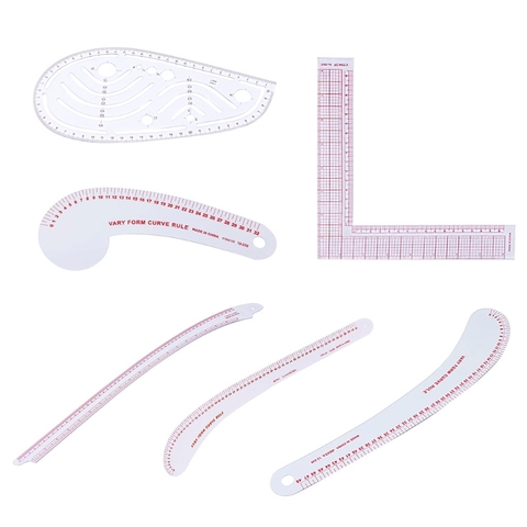 Quilting Sewing Patchwork Ruler Plastic Sewing Square Curve Ruler Tailor Drawing Craft Tool DIY Supply Tool Sewing Kit ► Photo 1/6