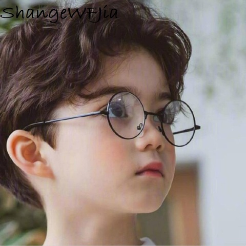 2022NEW Round Children Glasses Frame  Baby Boys Girls Eyeglasses Frame Vintage Kids Clear Lens  Optical Spectacle 2-9 old ► Photo 1/6