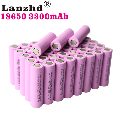 18650 Rechargeable Batteries 3.7V 30A Lithium Li Ion 18650VTC7 Real Capacity 3300mAh 18650 Battery For Flashlight (8-80pcs) ► Photo 1/6