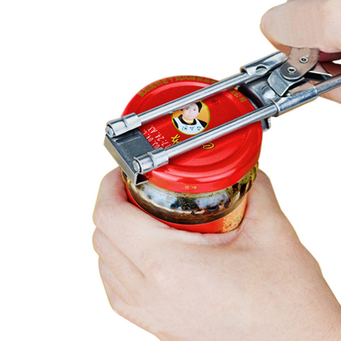 Adjustable Stainless Steel Jar Opener Manual Lid Gripper Kitchen Gadgets ► Photo 1/6