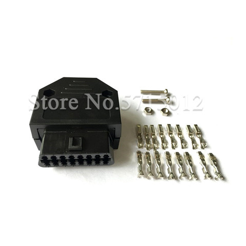 Universal OBD2 16 Hole male Connector Adaptor Car Diagnostic Tool J1962F ELM327 OBD Connector ► Photo 1/3