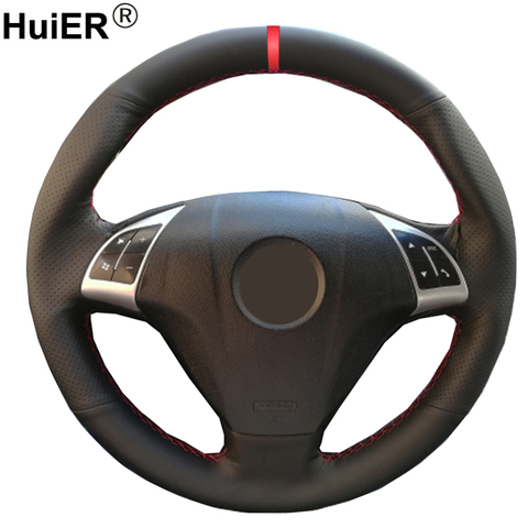 Hand Sewing Car Steering Wheel Cover For Fiat Punto Bravo Linea 2007- 2022 Qubo Doblo 2008- 2015 Combo 12-18 Grande Punto 05-20 ► Photo 1/5