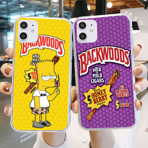 Backwoods phone Case For iphone 11 pro max 7 7S 6 6s 5s SE 2 8 Plus X XR XS MAX funny TPU Case for samsung S20 S10 S9 S8 A50 A70 ► Photo 1/6