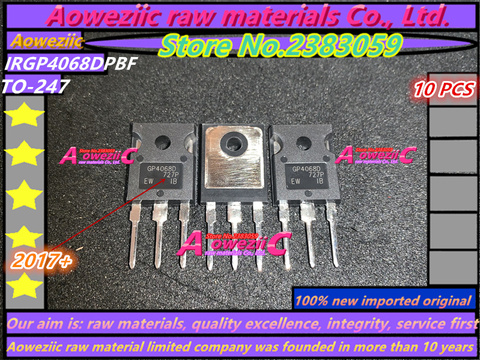 Aoweziic 2017+ 100% new imported original  IRGP4068DPBF IRGP4068D GP4068D TO-247 IGBT MOS field-effect transistor 600V 96A 330W ► Photo 1/1