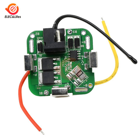 BMS 4S 14.8V 18650 Lithium Battery Charging Protection Board Dual MOS Li-ion Power Bank Charger with Wire ► Photo 1/6