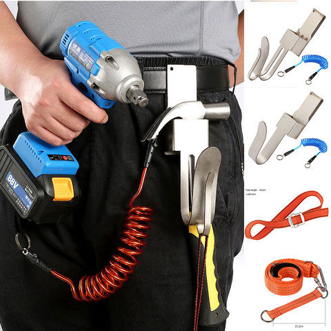 Shelf Hook Carpentry Electric Key Hook Hanger or Electric Drill Strap or Waist Belt or Safety Rope or Alloy Steel Hook In Stock ► Photo 1/6