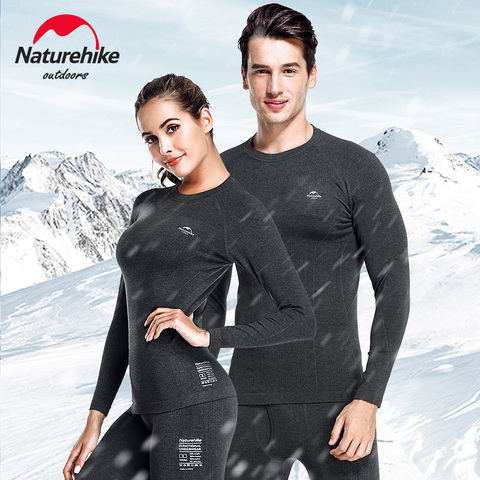 Naturehike Clearance promotion Quick-drying underwear suits for men and women skiing outdoor function wicking thermal underwear ► Photo 1/6