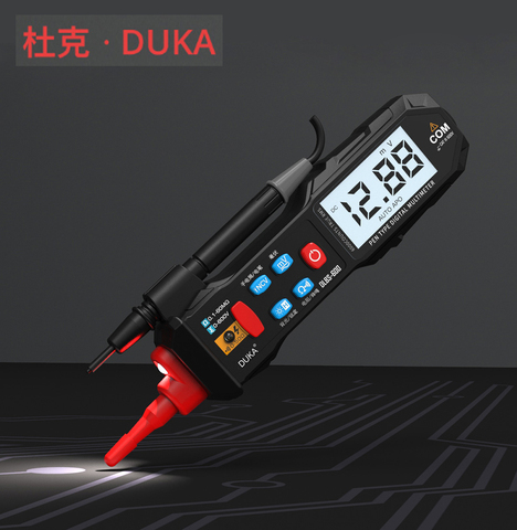 Xiaomi DUKA LCD Digital High Precision Multimeter Pen Flashlight Non-contact Detection Sound Light Screen Alarm Easy Measurement ► Photo 1/6