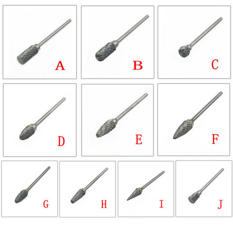 1pcs Tungsten Steel Carbide Bur Cutter Rotary Tool Burr Double Diamond Cut Rotary Dental Polishing Tools 2.35x6mm ► Photo 1/6