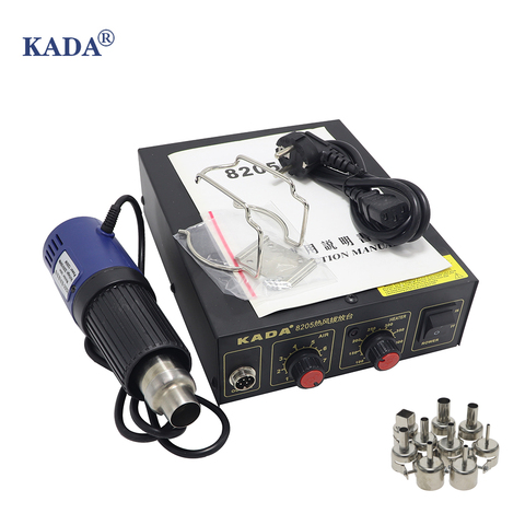 KADA 8205 hot air desoldering station rotating wind heat gun mobile phone repair tool thermostat adjustable hot air gun ► Photo 1/1