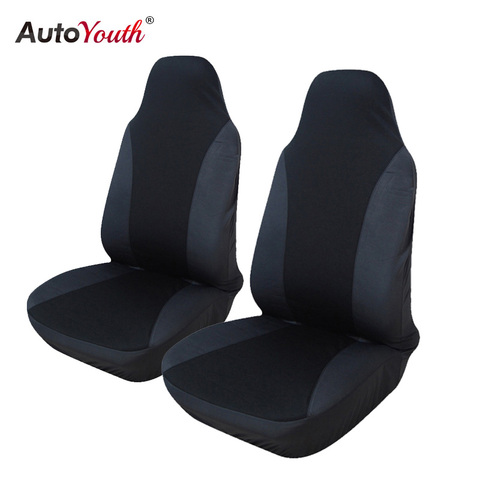 AUTOYOUTH 2PCS Front Car Seat Cover 5 Colour Universal Fit for lada Honda Toyota Seat Covers Car Styling ► Photo 1/6