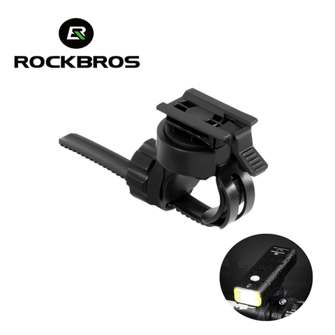ROCKBROS 2PCS Cycling Flashlight Holder For Bicycle Rechargeable Light Waterproof  Bike lights ► Photo 1/6