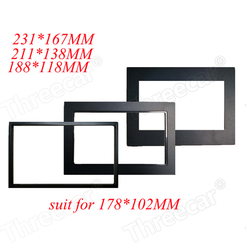 car frame for Universal 2 Din auto radio / android player Frame Retrofitting decorative framework 178 x 102mm panel ► Photo 1/4