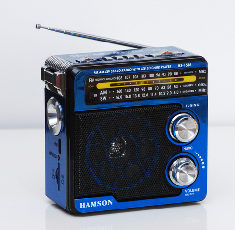 Hot Sale FM/AM/SW 3 Band Radio With USB/TF /SD MP3 Player ► Photo 1/2