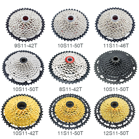 VG sports bicycle Cassette 8 9 10 11 12 Speed MTB Bike Flywheel Bracket Sprocket Bicycle Freewheel 32T 34T 36T 40T 42T 46T 50T ► Photo 1/6