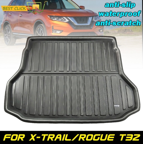 For Nissan X-Trail Rogue XTrail T32 2014 - 2022 Rear Boot Cargo Liner Trunk Mat Tray Floor Carpet Waterproof 2015 2016 2017 2022 ► Photo 1/6