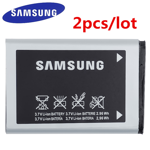 2pcs/lot Original Battery AB463446BU AB463446TU Samsung S139 M628 X520 F258 E878 F299 E1200M SGH-B108 GH-M310 SGH-L258 800mAh ► Photo 1/2