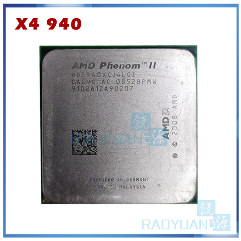 Buy Online Amd Phenom X4 940 3ghz Quad Core Cpu Processor Hdz940xcj4dgi 125w Socket Am2 940pin Alitools