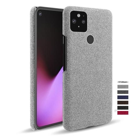 for Goolgle Pixel 4a 4 4XL 3A 3XL XL 2 3 Fabric + PC Febric Antiskid Case Cloth Texture Fit Cover Coque for Pixel 5 5XL ► Photo 1/6