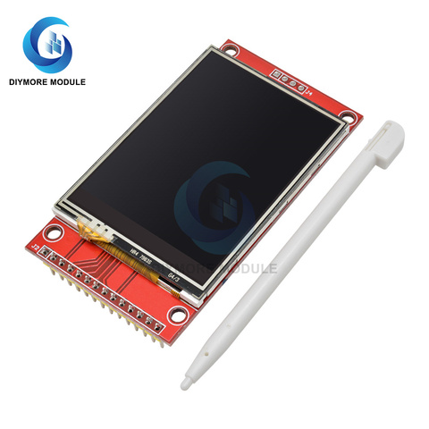 2.4 inch TFT LCD Touch Screen Shield Display Module RGB 240*320 ILI9341 Control SPI Serial Interface For Arduino UNO R3 ► Photo 1/6