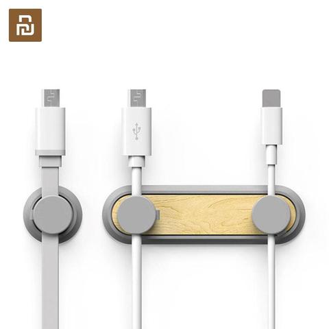 HOT Original Xiaomi Mijia TUP2 Magnetic absorption nano clip Data clip Magnetic holder Car cable manager For Desktop office ► Photo 1/6