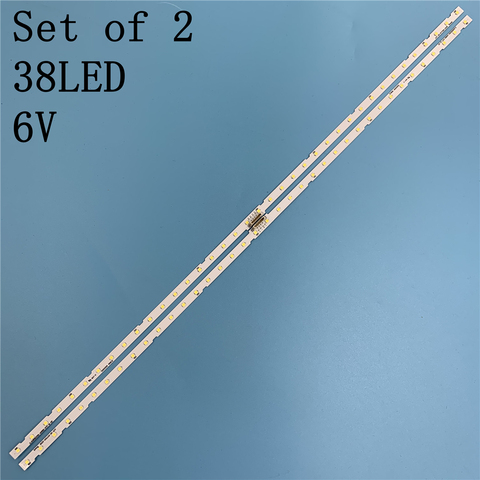 LED Backlight Strip for Samsung UE49NU7172 UE49NU7140 UE49NU7670 UE49NU7100 NU7100_STS49081_38LEDS_3030F AOT_49_NU7300 ► Photo 1/6