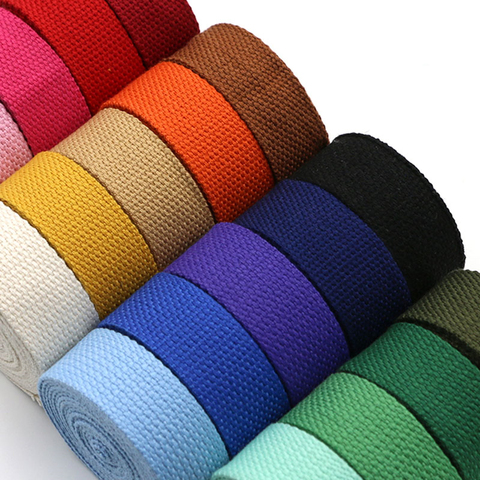 New 5 Meters 30-32mm Width Canvas Ribbon Polyester Cotton Webbing Strap Sewing Bag Belt Accessories Outdoor Backpack Bag Parts ► Photo 1/6