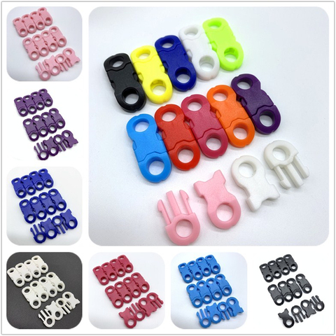 20pcs 8mm Inside Diameter Of Contoured Side Release For Paracord Bracelet Plastic Buckle DIY Pet Release Buckle ► Photo 1/6