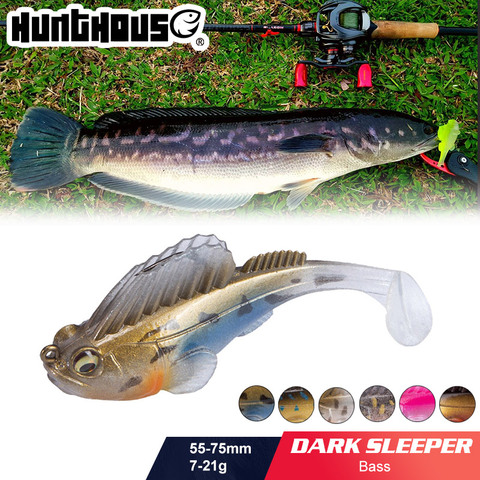Hunthouse fishing lure soft bait lead jig Dark Sleeper megabass soft lure  fishing pike lure bass shad for fishing perch - Price history & Review, AliExpress Seller - hunt-house Store