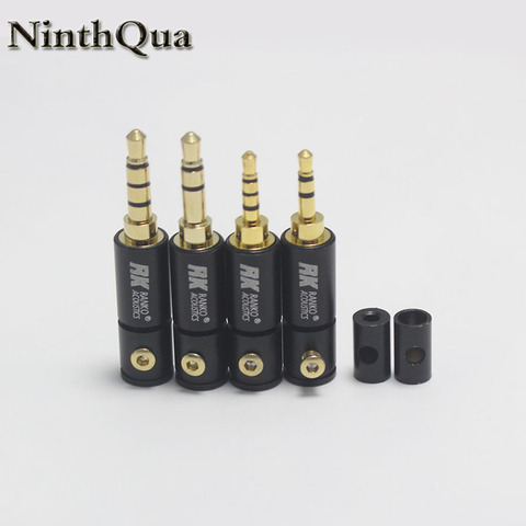 1Pcs 2.5 / 3.5 mm 3 / 4 Pole Stereo Male Jack 2.5mm 3.5mm Audio Plug DIY Soldering Adapter for 2mm 4mm 6mm Cable Connector ► Photo 1/6