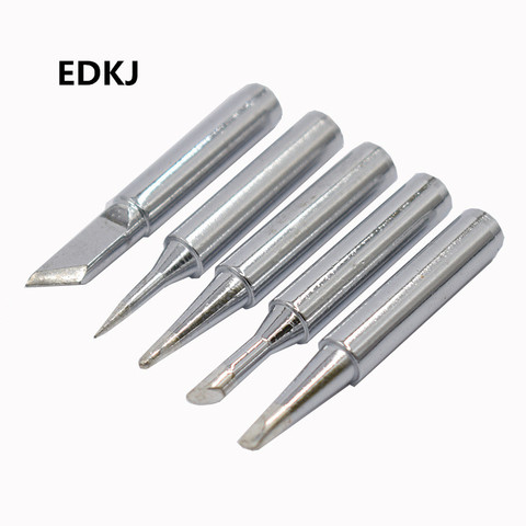 5Pcs I+B+K+2.4D+3C soldering iron pure copper 900M soldering iron head set inside hot bare copper electric soldering iron tip ► Photo 1/6