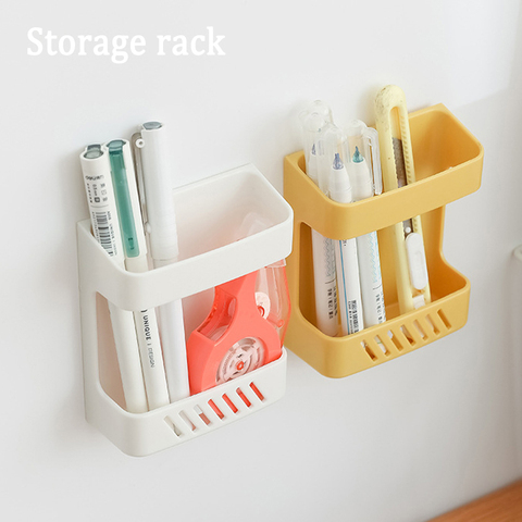 Home Storage Shelf Rack Remote Control Storage Box Free Perforated Table Side Opening Wall Hanging Bedside Storage Rack ► Photo 1/1