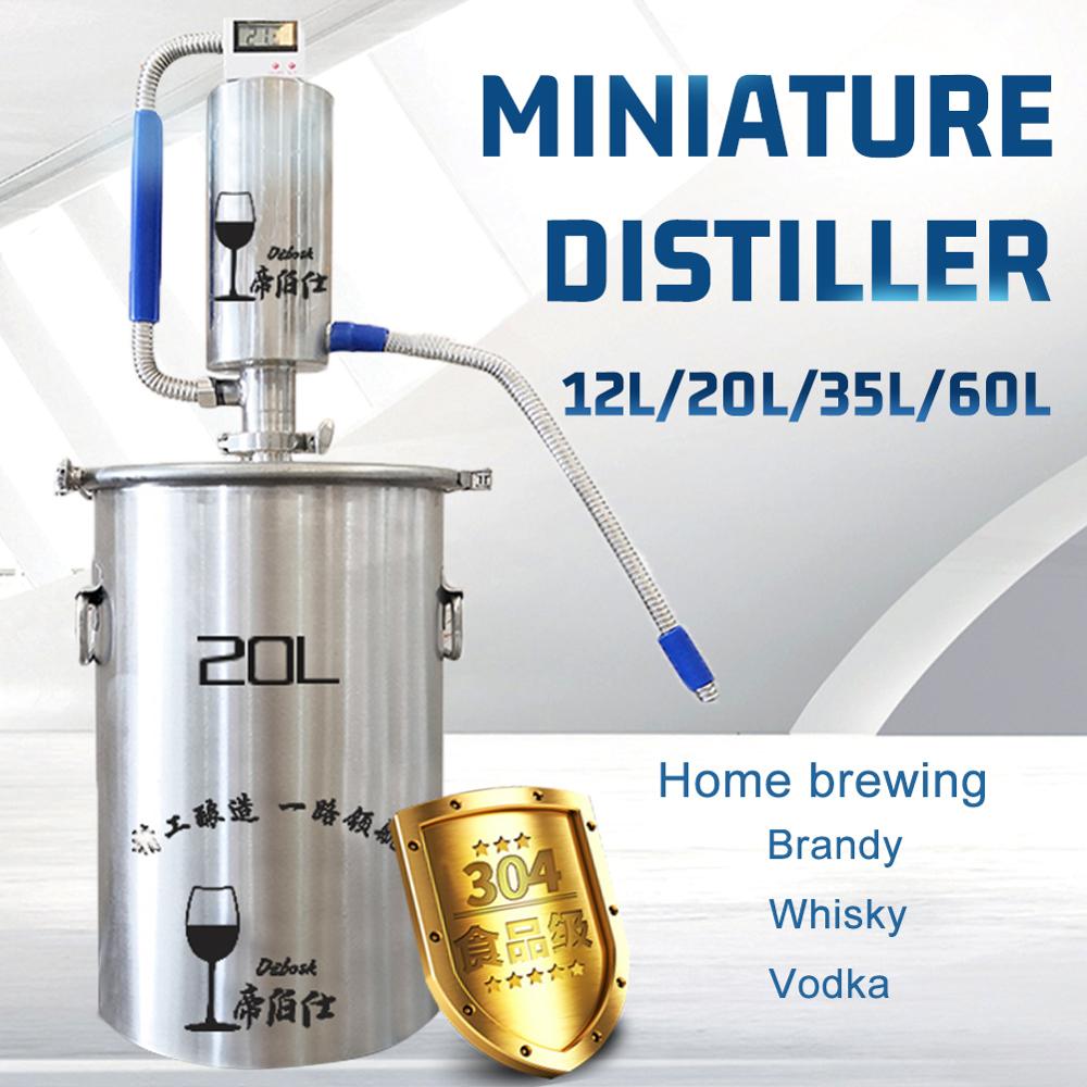 20L alcohol distillation Drinker Distiller 304 Stainless Steel distillation 