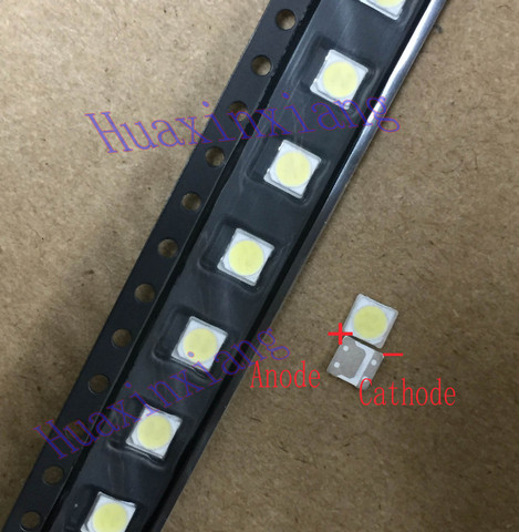 50PCS/Lot LG 3535 6V SMD LED Cold White 2W High Power For TV/LCD Backlight ► Photo 1/2
