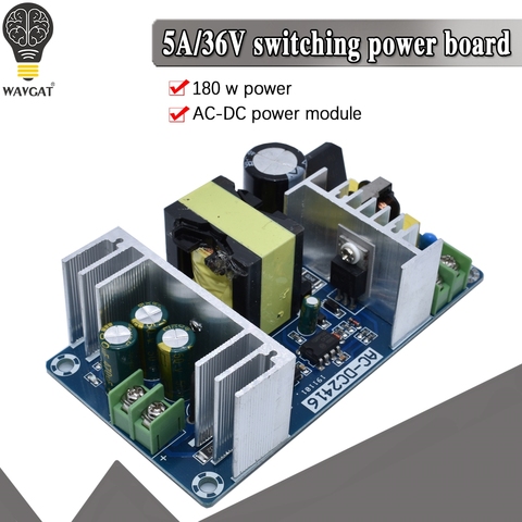36V 5A Power Supply Module AC-DC Switching Power Supply Module Board AC 100V-240V to DC 36V Switched-mode Power Supply ► Photo 1/6