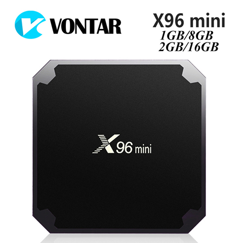 VONTAR X96 mini Android TV BOX X96mini Android 7.1 Smart TV Box 2GB 16GB Amlogic S905W Quad Core 2.4GHz WiFi Android 9.0 1GB8GB ► Photo 1/5