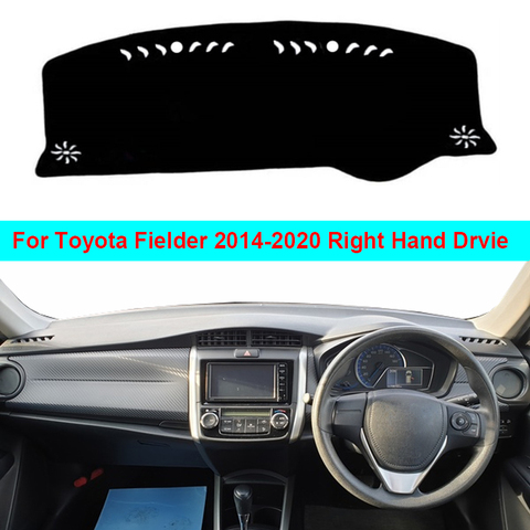Car Inner Dashboard Cover Dash mat Carpet Cushion Sun Shade DashMat For Toyota Fielder 2014 2015 2016 2017 2022 ► Photo 1/6